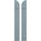 Ekena Millwork Americraft 2-Board (2 Batten) Wood Joined Board-n-Batten Shutters w/ Arch Top, ARW101BQ207X77SBH, PR ARW101BQ207X77SBH - alternate 1